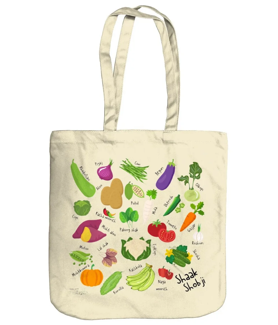 Shabji Tote Desi Art Bengali 