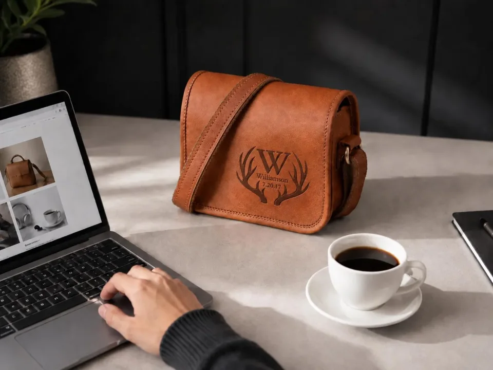 Leather Messenger Bag