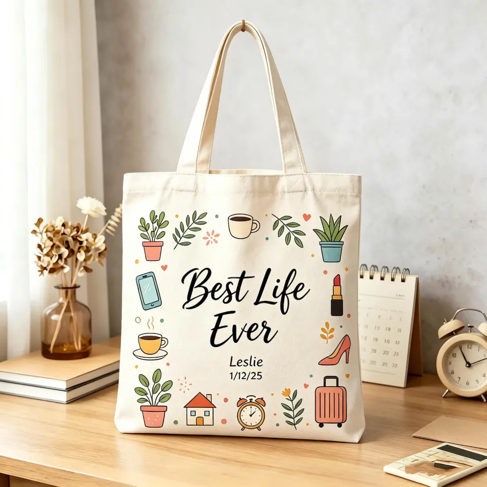 JW Canvas Tote Bag